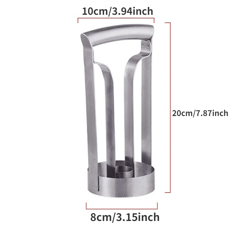 Pineapple Corer Slicer - قطاعة أناناس من الفولاذ المقاوم للصدأ،