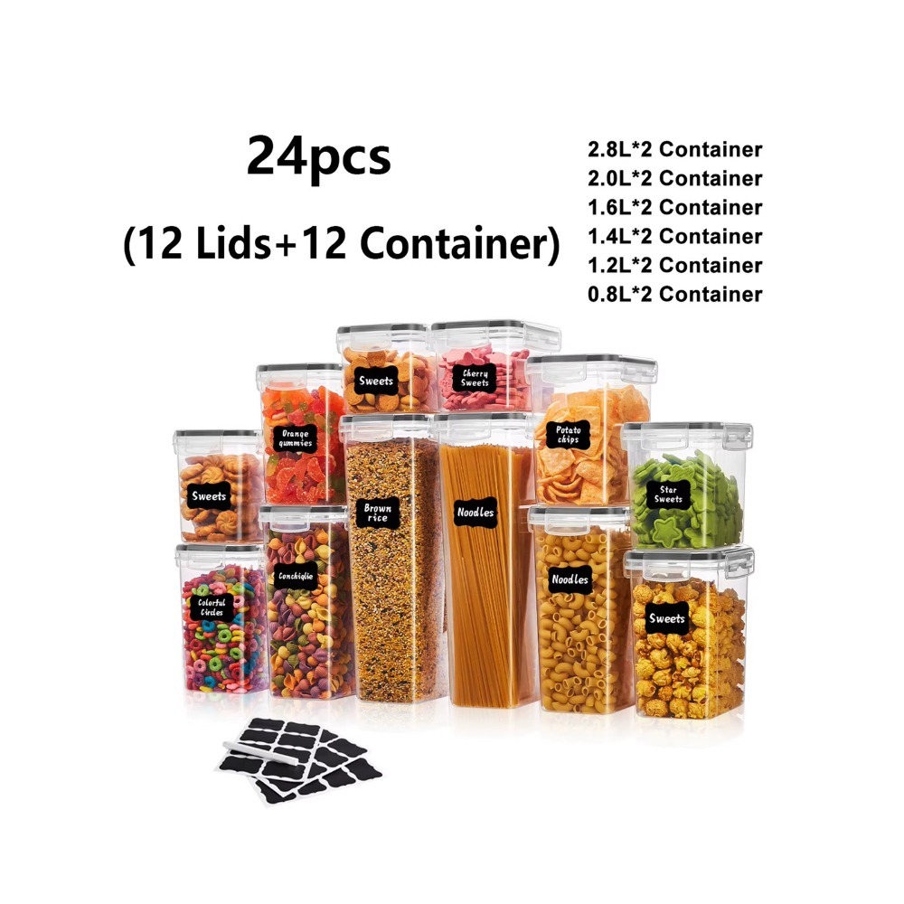Meal Prep With Rice - 24 قطعة من علب تخزين الطعام