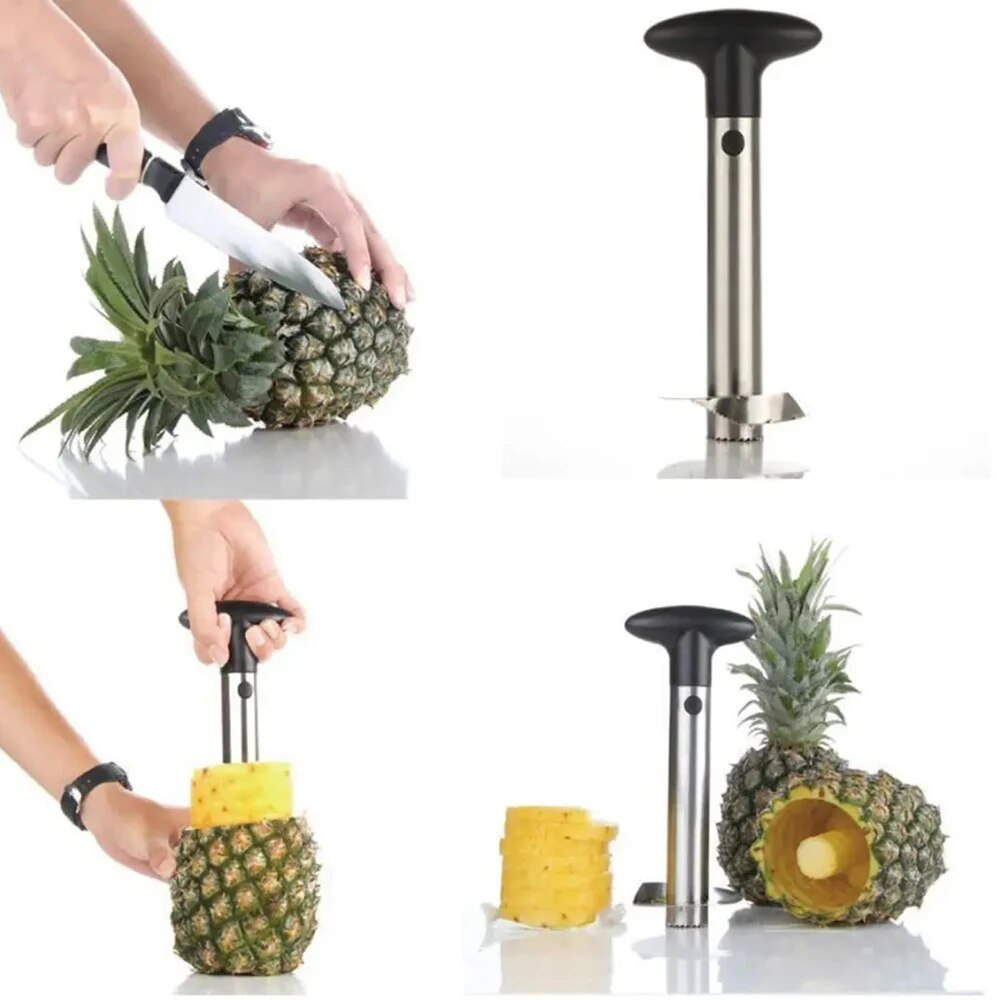 مقشرة وقطاعة الأناناس من الفول - مراجعة Pineapple Corer Slicer وسعره