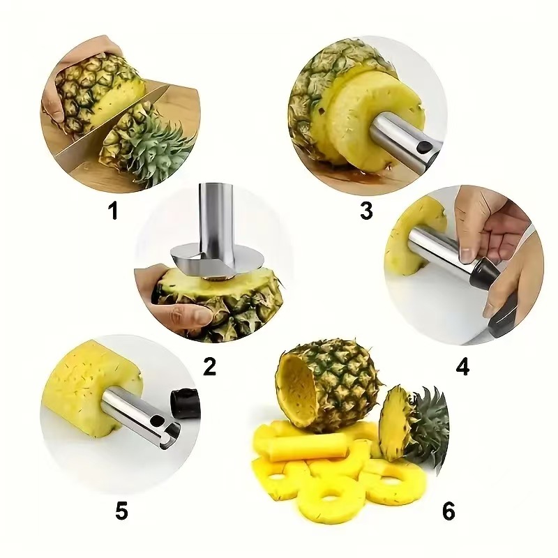 سكين أناناس متعدد الوظائف من ا - مراجعة Pineapple Corer Slicer وسعره