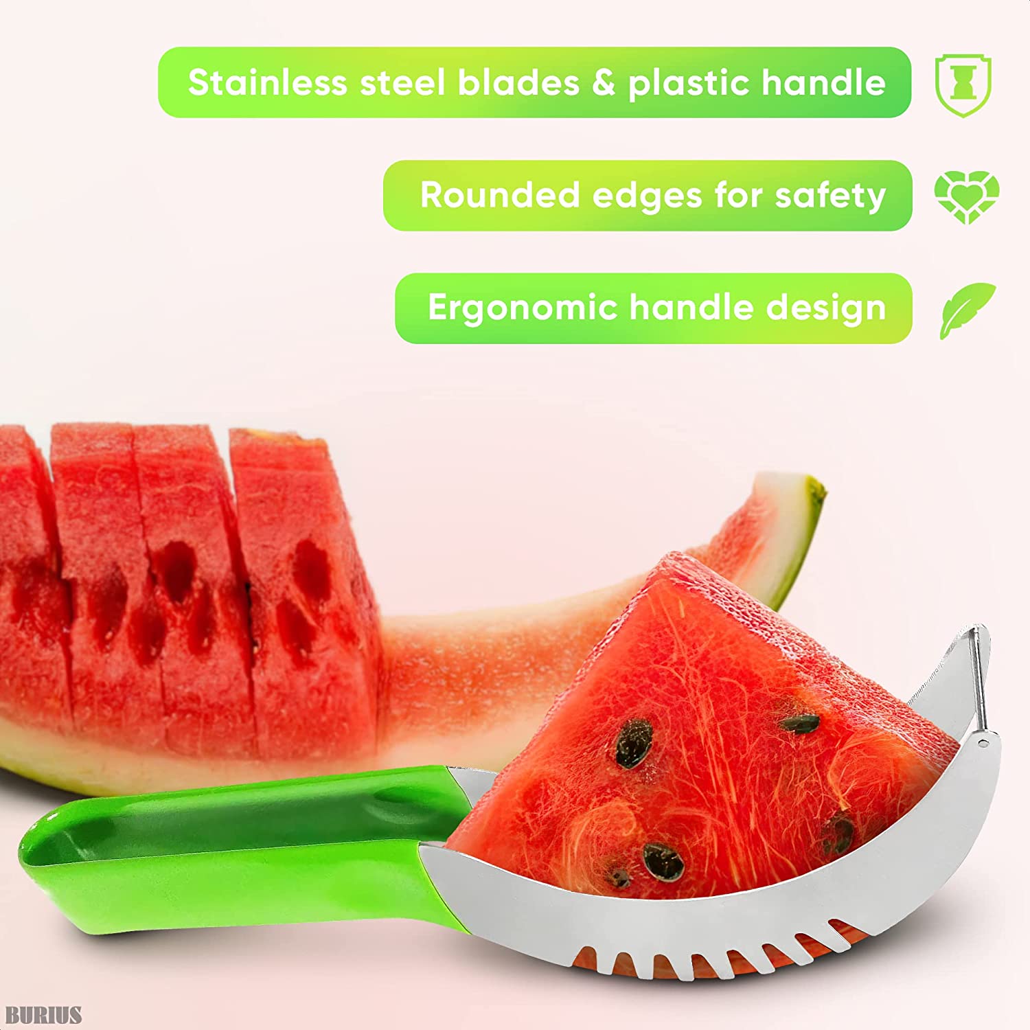 غير القابل للصدأ البطيخ القطاع - مراجعة Pineapple Corer Slicer وسعره