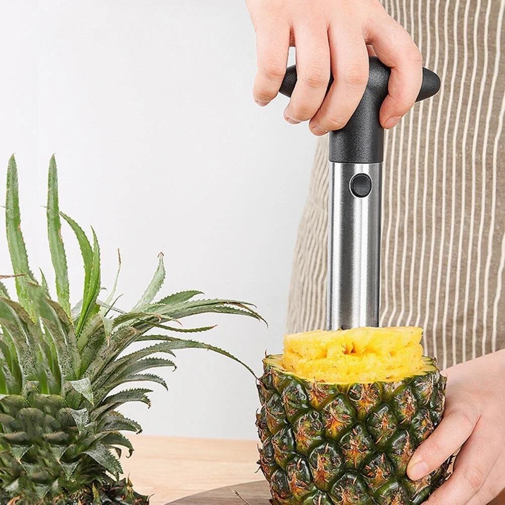 بقعة الفولاذ المقاوم للصدأ الأ - مراجعة Pineapple Corer Slicer وسعره