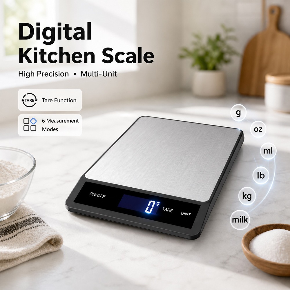 ميزان مطبخ رقمي مقاوم للماء 10 - مراجعة Meal Prep Recipes وسعره